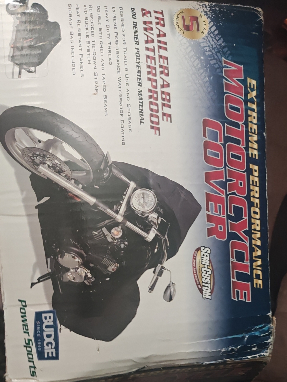 Budge Extreme Performance Motorcycle Cover Waterproof Trailerable